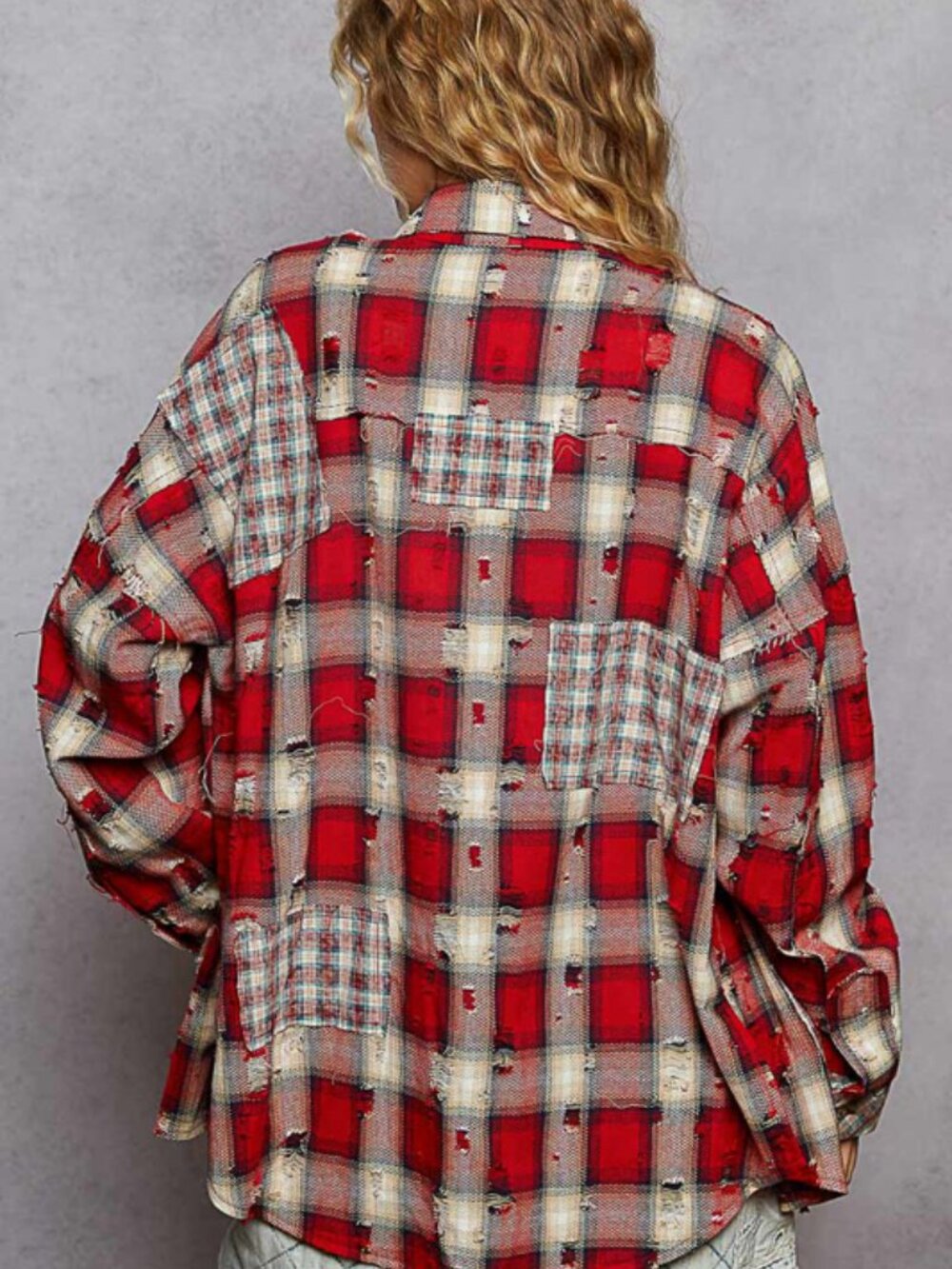 Plaid top - Picture 2 of 2